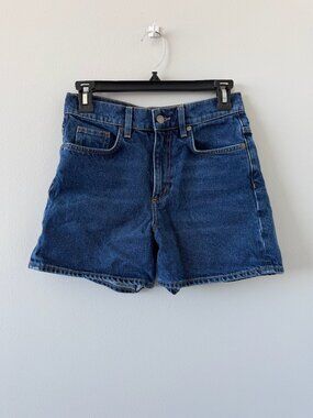 COS High-Waisted Denim Shorts